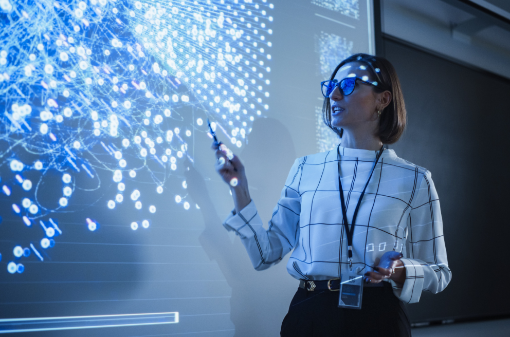 university image Woman doing a lecture