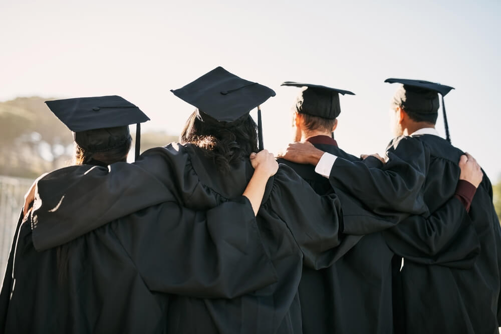 Students graduating